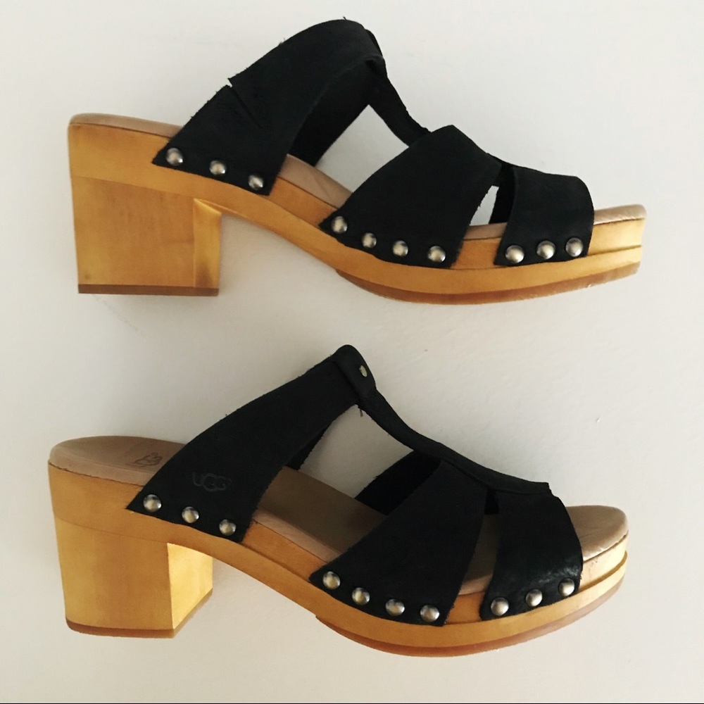 UGG Shoes Jennie Clog Sandal in Black